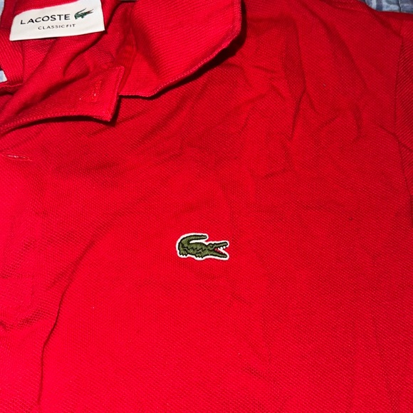 Lacoste Other - Lacoste Classic Fit Polo Red